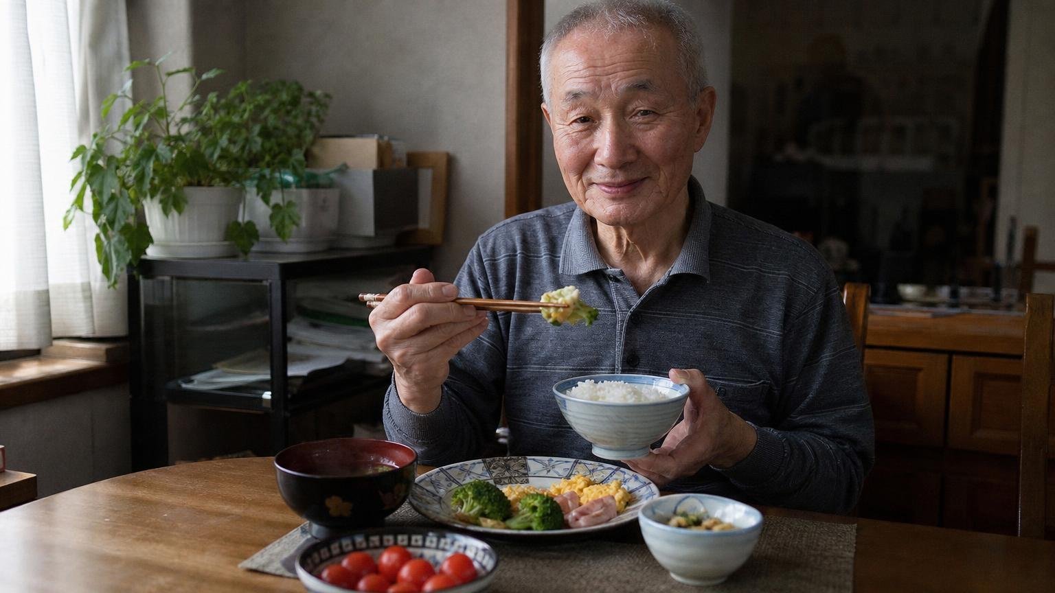 79歳なのに中性脂肪は40代並み：彼が朝食に足している一品